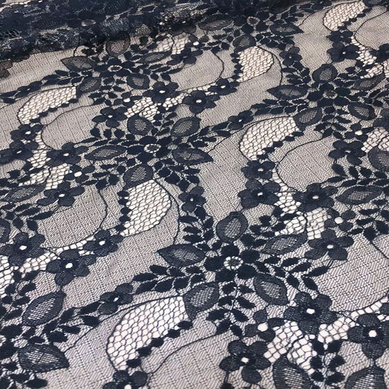 Lace Fabric Dress Cutwork Polyester for Women's Wear Wholesale Supplie