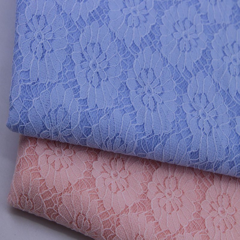 Lace Fabric Women's Nylon Warp Knit for Women's Wear Wholesale Supplie