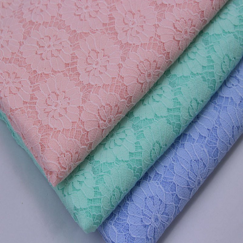 Lace Fabric Women's Nylon Warp Knit for Women's Wear Wholesale Supplie
