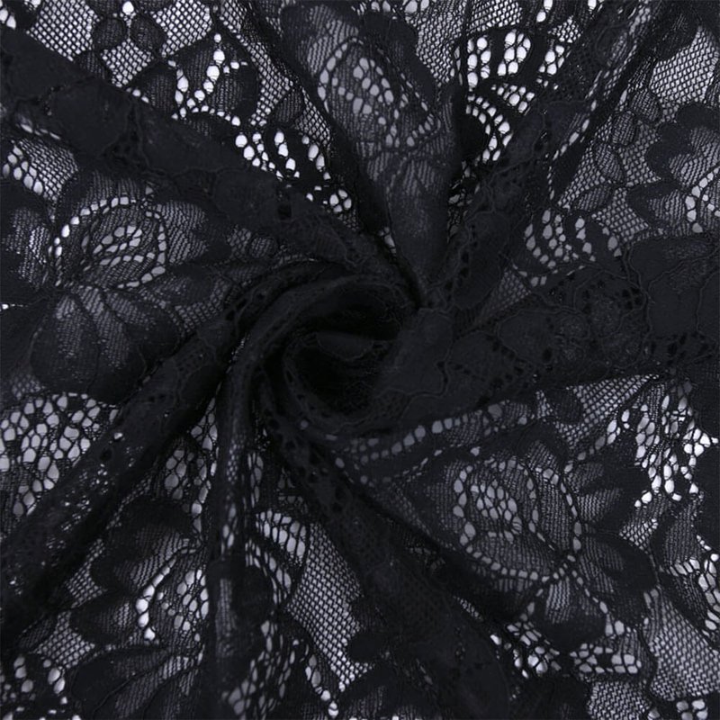 Lace Fabric Dress Cutwork Polyester for Women's Wear Wholesale Supplie 15