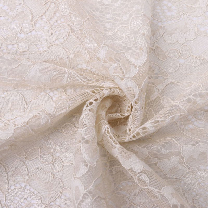 Lace Fabric Dress Cutwork Polyester for Women's Wear Wholesale Supplie 5