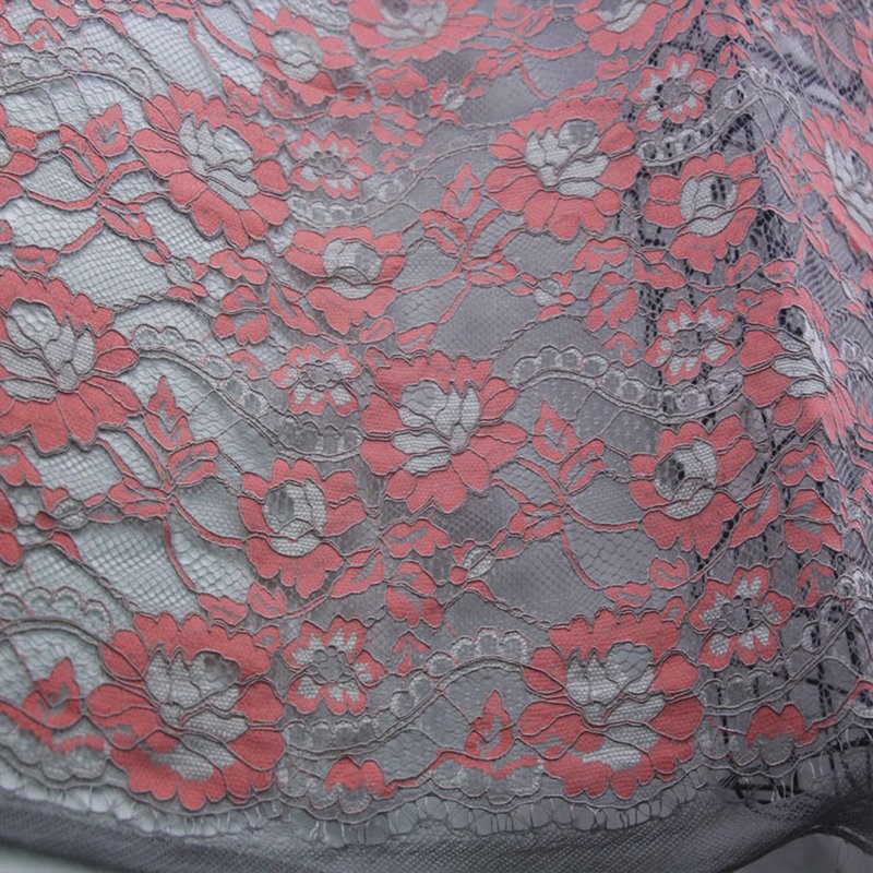 Lace Fabric Dress Scallop Edge Nylon for Women's Wear Wholesale Suppli 12