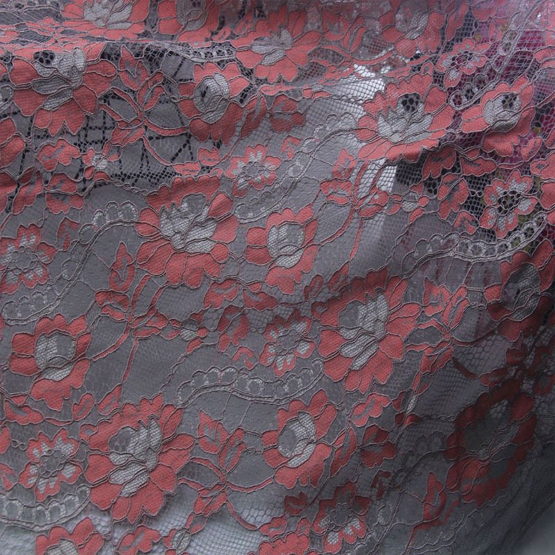 Lace Fabric Dress Scallop Edge Nylon for Women's Wear Wholesale Suppli 4