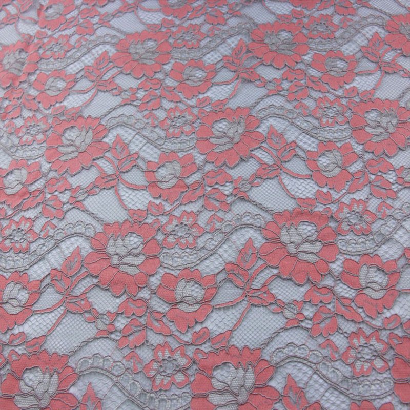 Lace Fabric Dress Scallop Edge Nylon for Women's Wear Wholesale Suppli 7