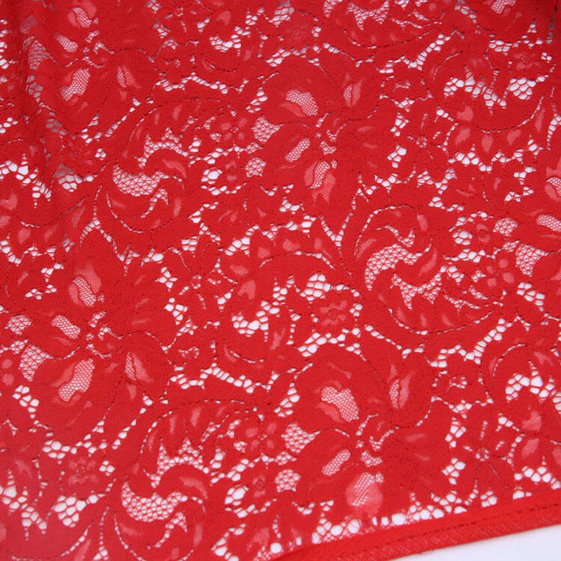 Lace Fabric Dress Eyelash for Women's Wear Wholesale Supplier