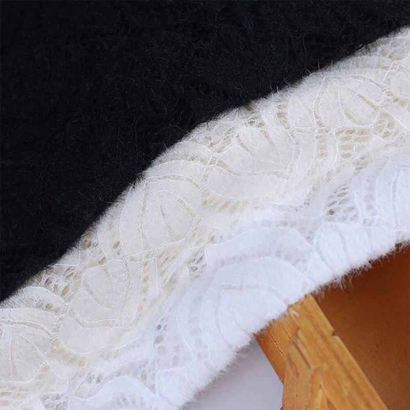 Lace Fabric Cutwork Dress Polyester for Women's Wear Wholesale Supplie