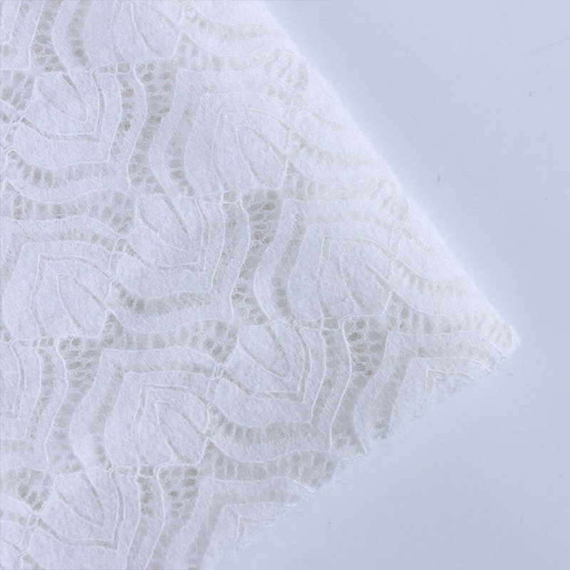 Lace Fabric Cutwork Dress Polyester for Women's Wear Wholesale Supplie 6