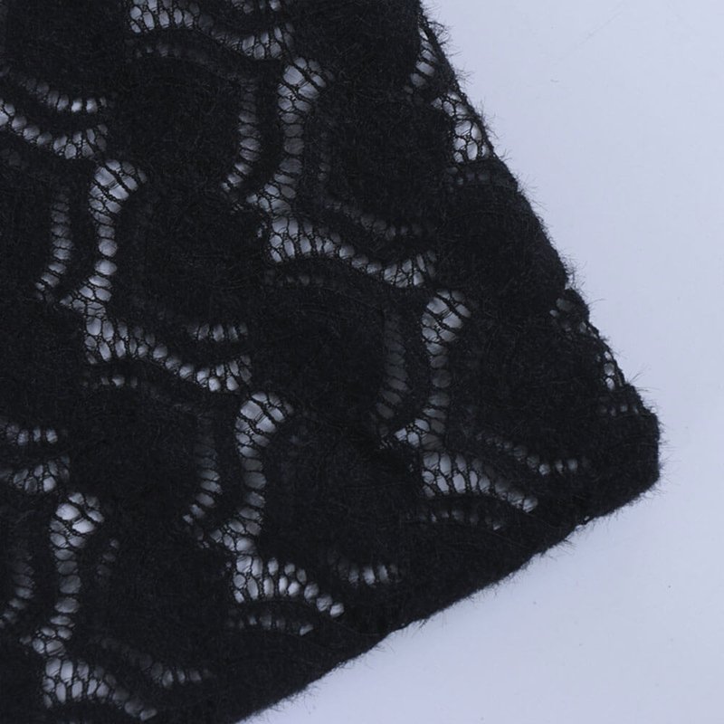 Lace Fabric Cutwork Dress Polyester for Women's Wear Wholesale Supplie 7