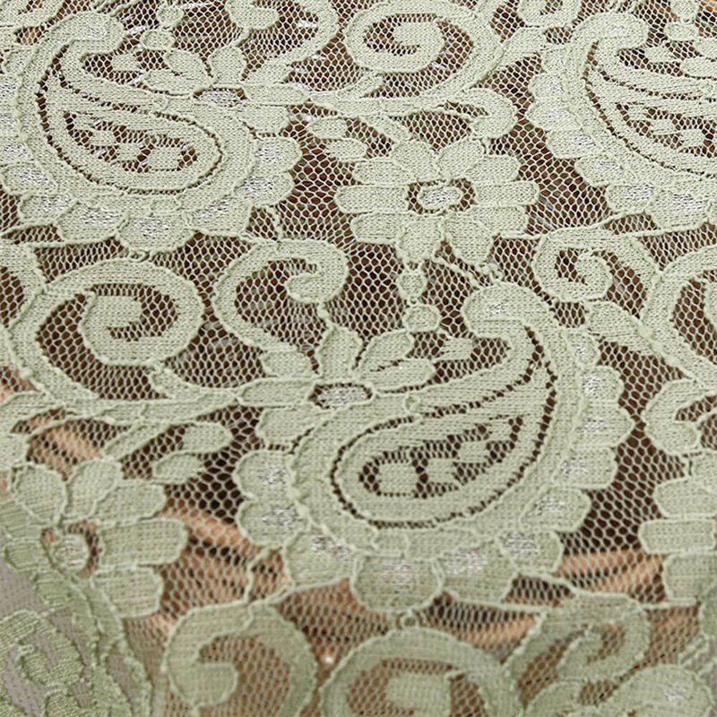 Lace Fabric Printed Nylon Warp Knit for Women's Wear Wholesale Supplie