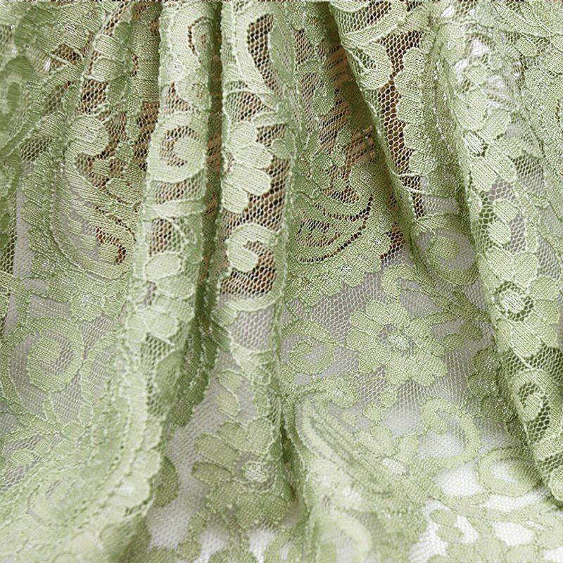 Lace Fabric Printed Nylon Warp Knit for Women's Wear Wholesale Supplie