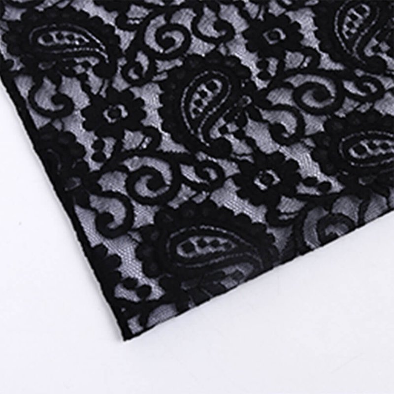 Lace Fabric Printed Nylon Warp Knit for Women's Wear Wholesale Supplie 7