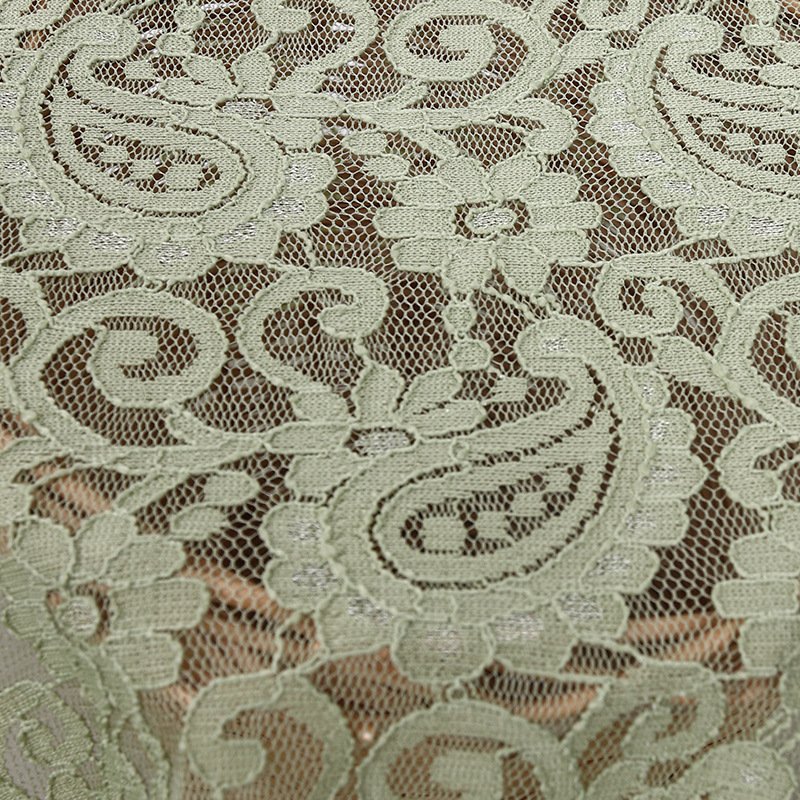 Lace Fabric Printed Nylon Warp Knit for Women's Wear Wholesale Supplie 9