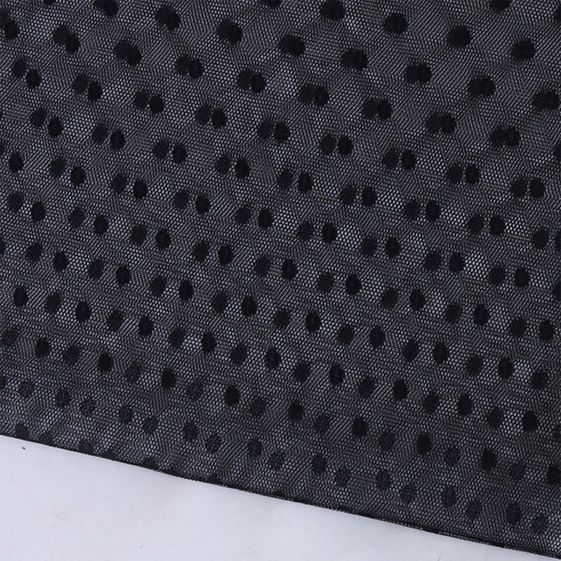 Lace Fabric Dress Sheer Polyester Warp Knit for Women's Wear Wholesale 7