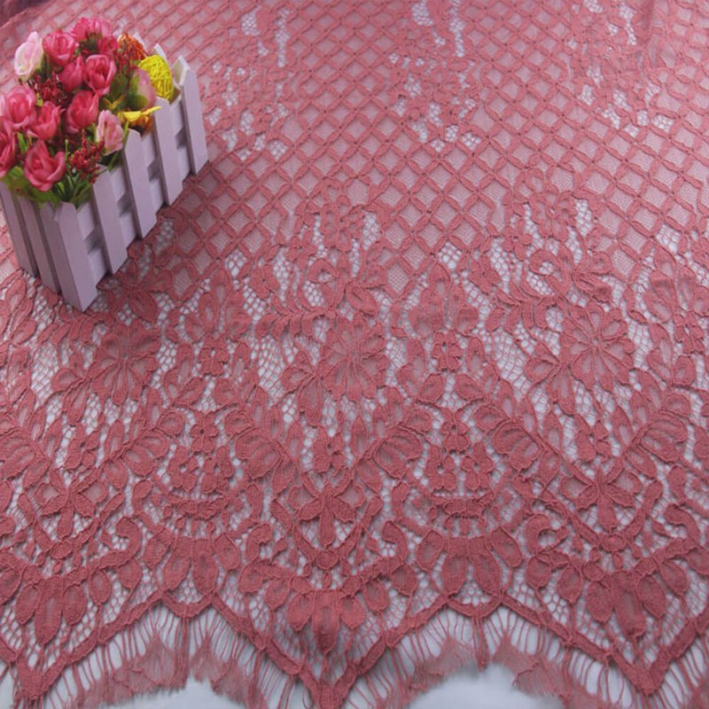 Eyelash Lace Lace Fabric Eyelash Nylon for Bridal Wholesale Supplier
