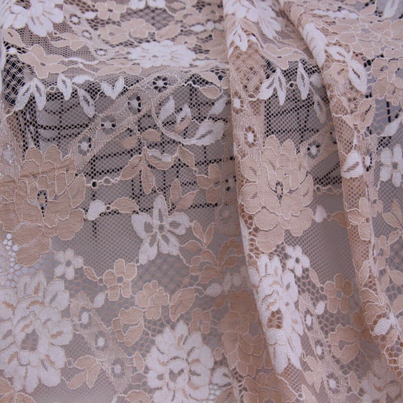 Lace Fabric Dress Nylon Warp Knit for Women's Wear Wholesale Supplier 3
