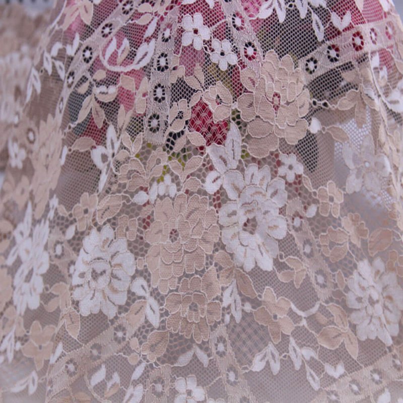 Lace Fabric Dress Nylon Warp Knit for Women's Wear Wholesale Supplier 5