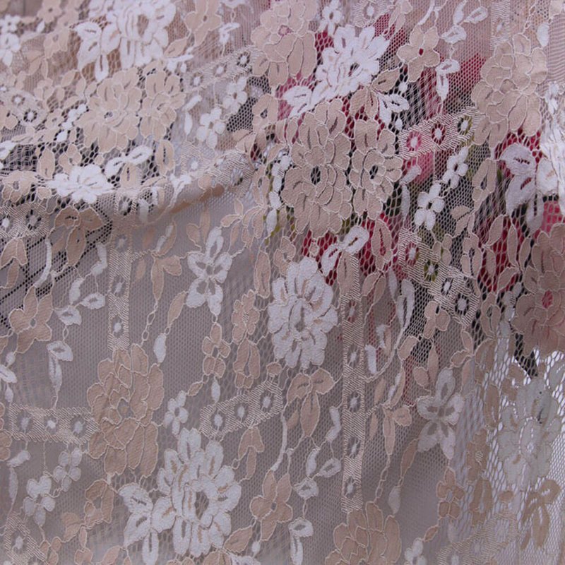 Lace Fabric Dress Nylon Warp Knit for Women's Wear Wholesale Supplier 8