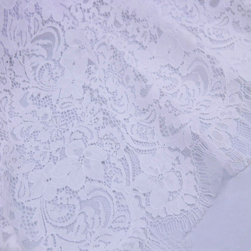 Lace Fabric Dress Eyelash Nylon for Women's Wear Wholesale Supplier 4