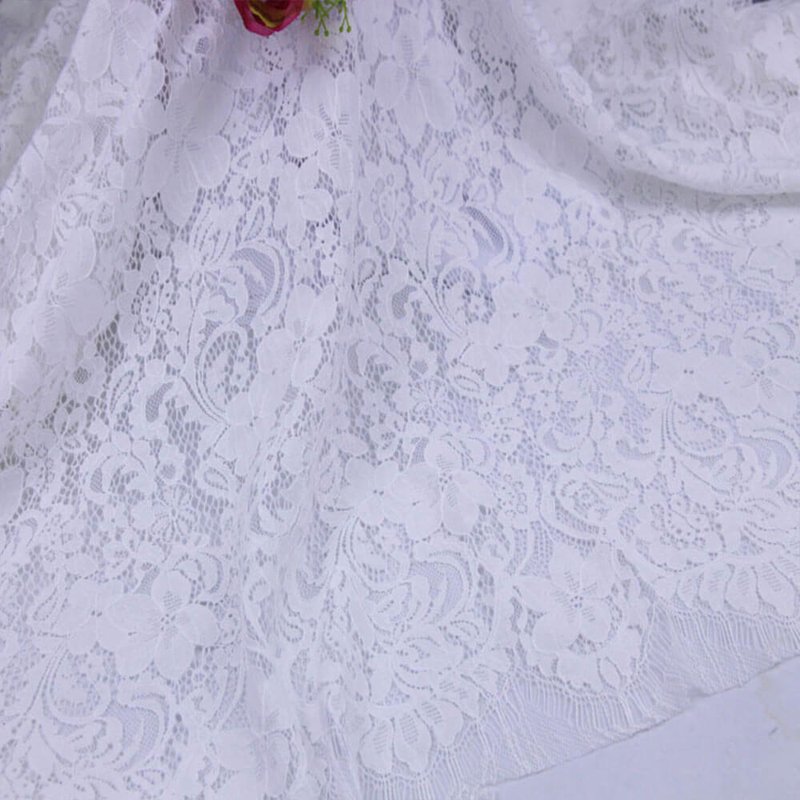 Lace Fabric Dress Eyelash Nylon for Women's Wear Wholesale Supplier 8