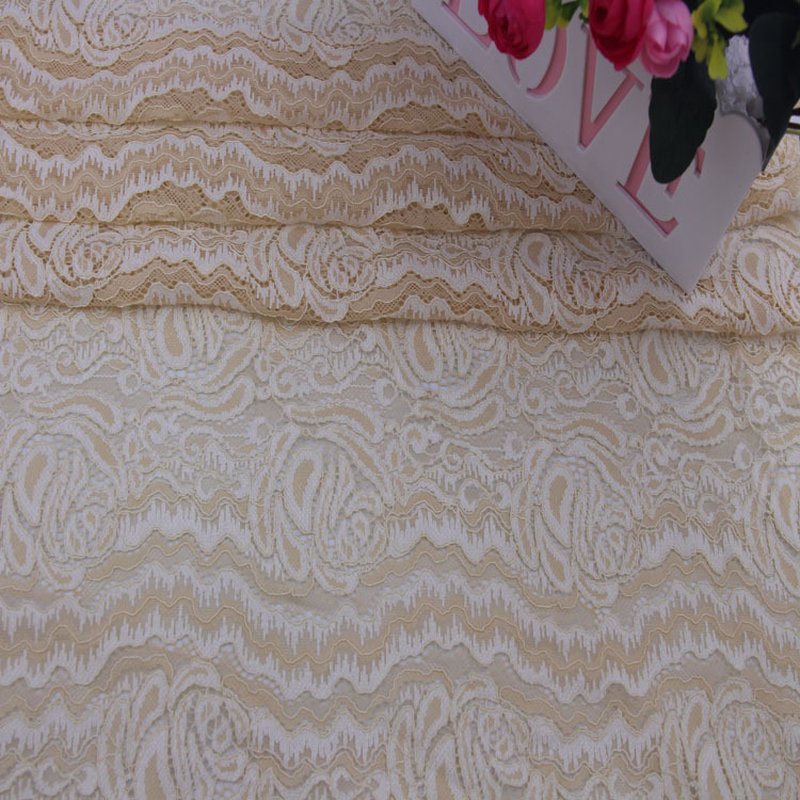 Bridal Women's Lingerie Warp Knit Lace Fabric for Women's Wear Wholesa