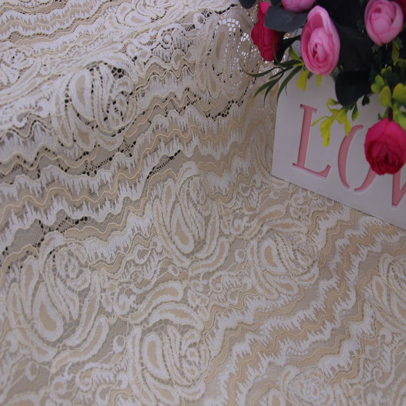 Bridal Women's Lingerie Warp Knit Lace Fabric for Women's Wear Wholesa