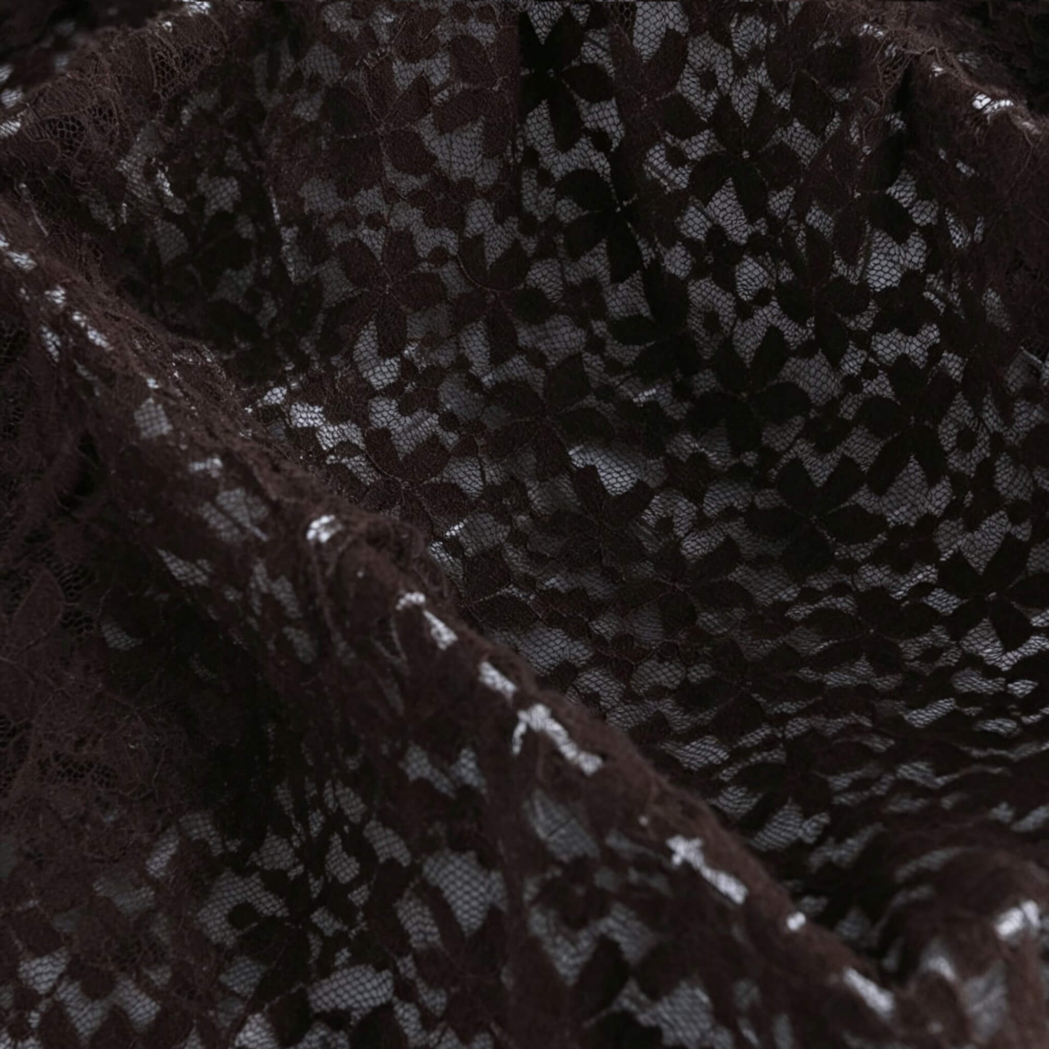 Lace Fabric Feather Jacquard Nylon Warp Knit for Women's Wear Wholesal