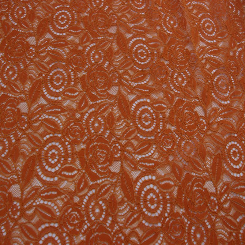 Dress Evening Nylon Warp Knit Lace Fabric for Women's Wear Wholesale S 4