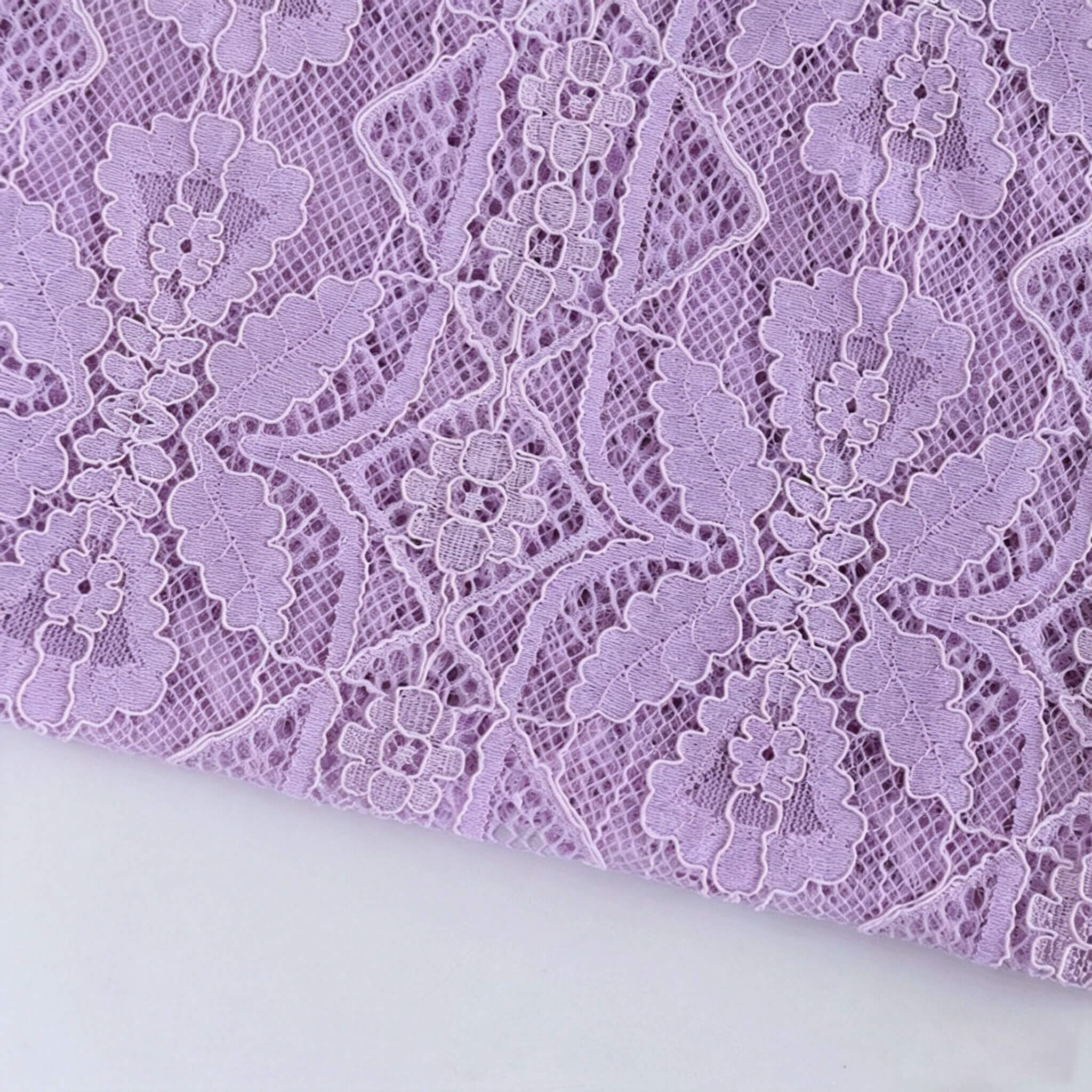 Lace Trim Lace Fabric Dress Nylon for Women's Wear Wholesale Supplier