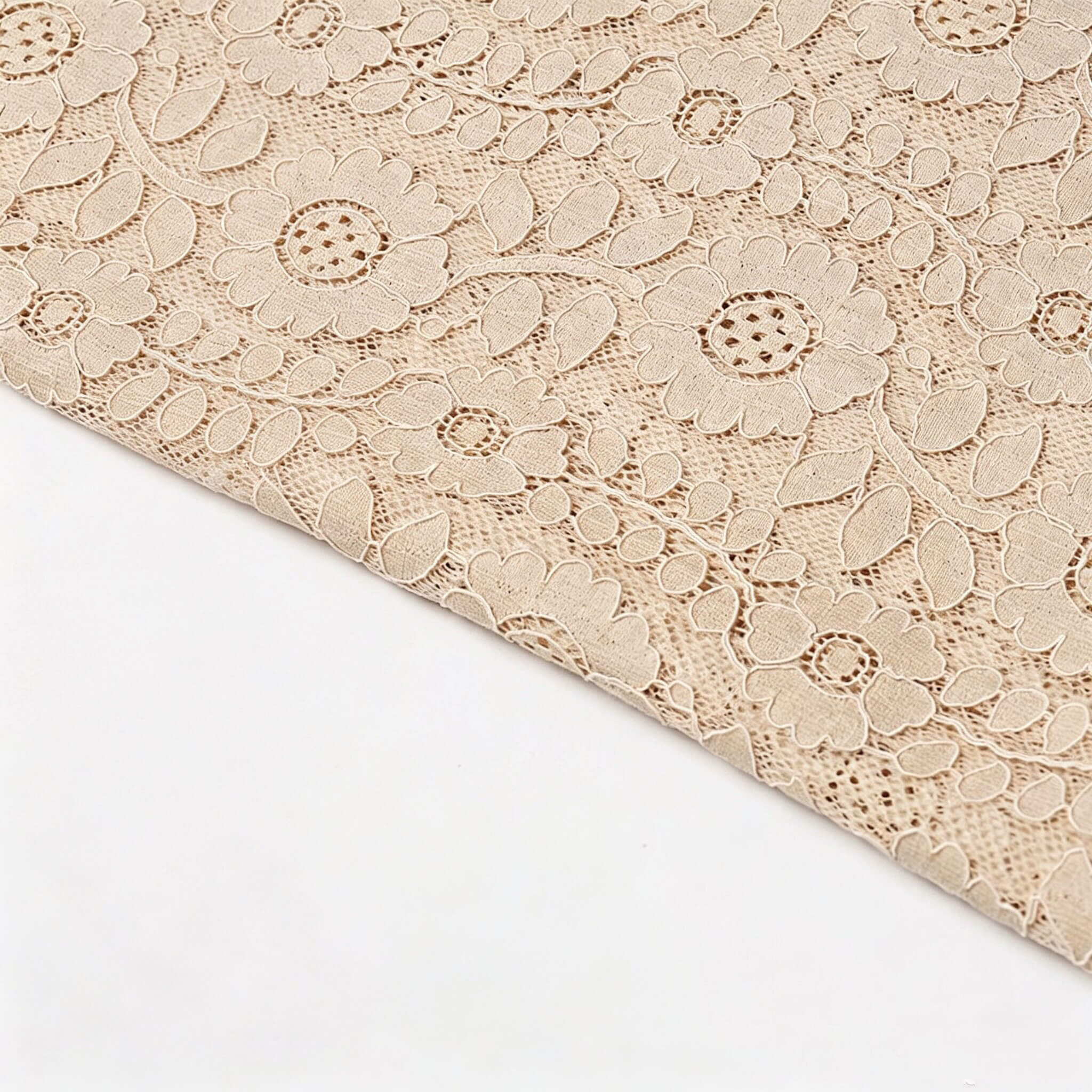 Dress Cutwork Jacquard Nylon Lace Fabric for Women's Wear Wholesale Su