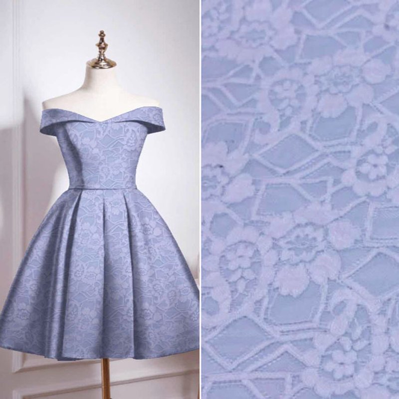 Small Floral Scallop Edge All-Over Nylon Lace Fabric for Loungewear Wh