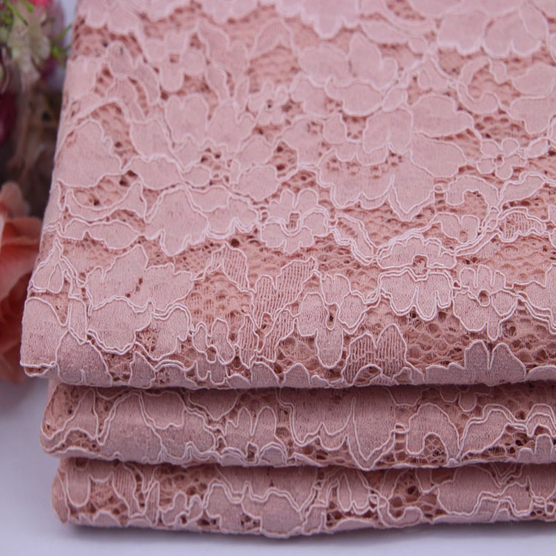 Lace Fabric Small Floral Eyelash Nylon for Women's Wear Wholesale Supp 3
