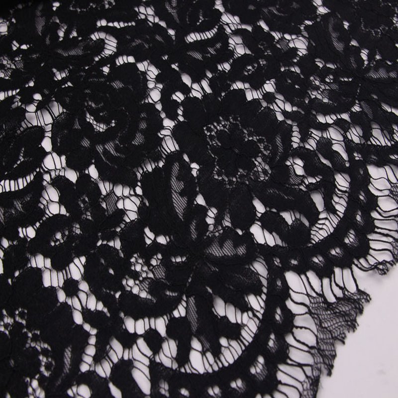 Lace Fabric Dress Eyelash Polyester for Women's Wear Wholesale Supplie 11