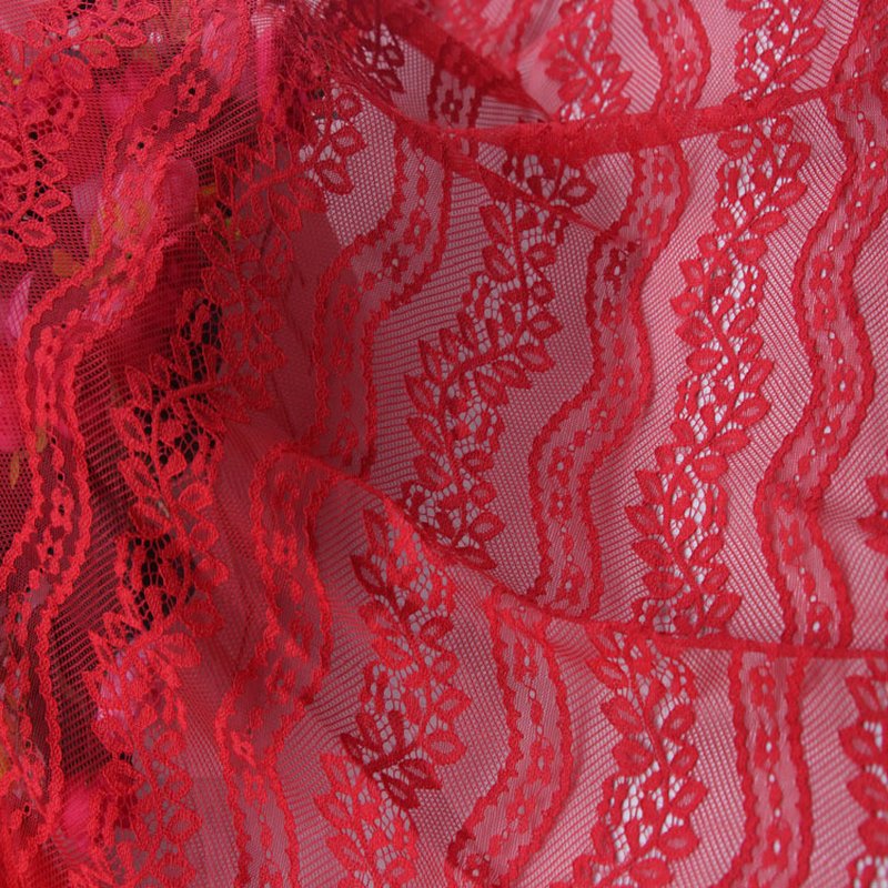 Lace Fabric Leaf Bridal Nylon Warp Knit for Lingerie Wholesale Supplie 4