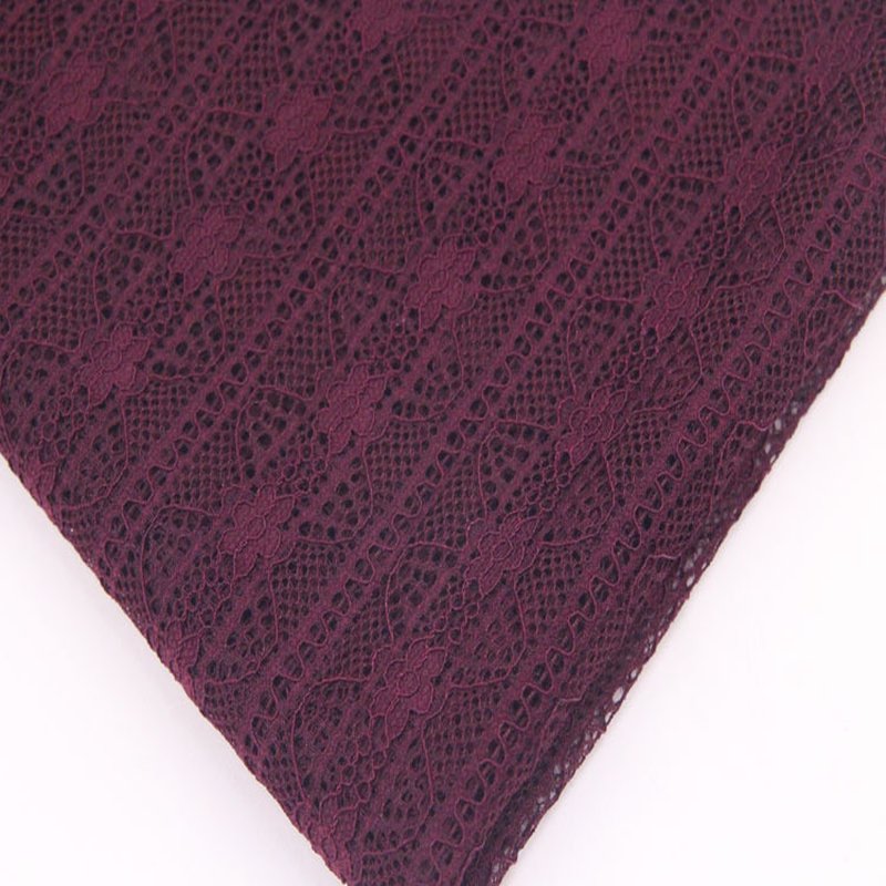 Lace Fabric Stripe Curtain Warp Knit Wholesale Supplier 6