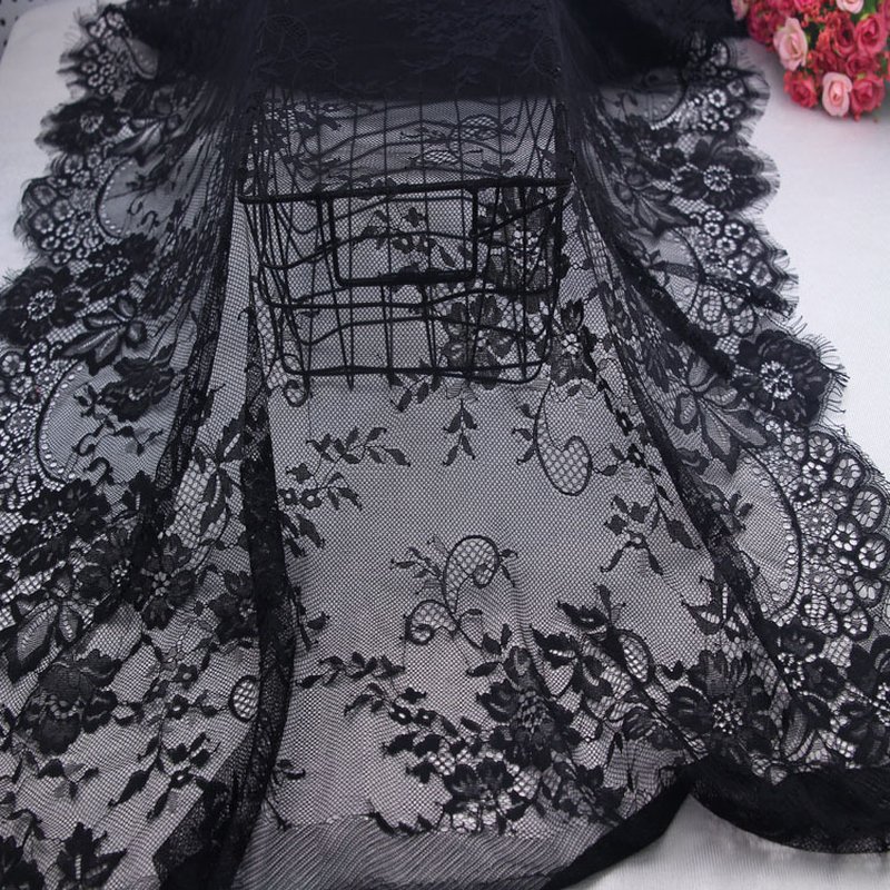 Eyelash Lace Eyelash Lingerie Nylon Lace Fabric for Lingerie Wholesale