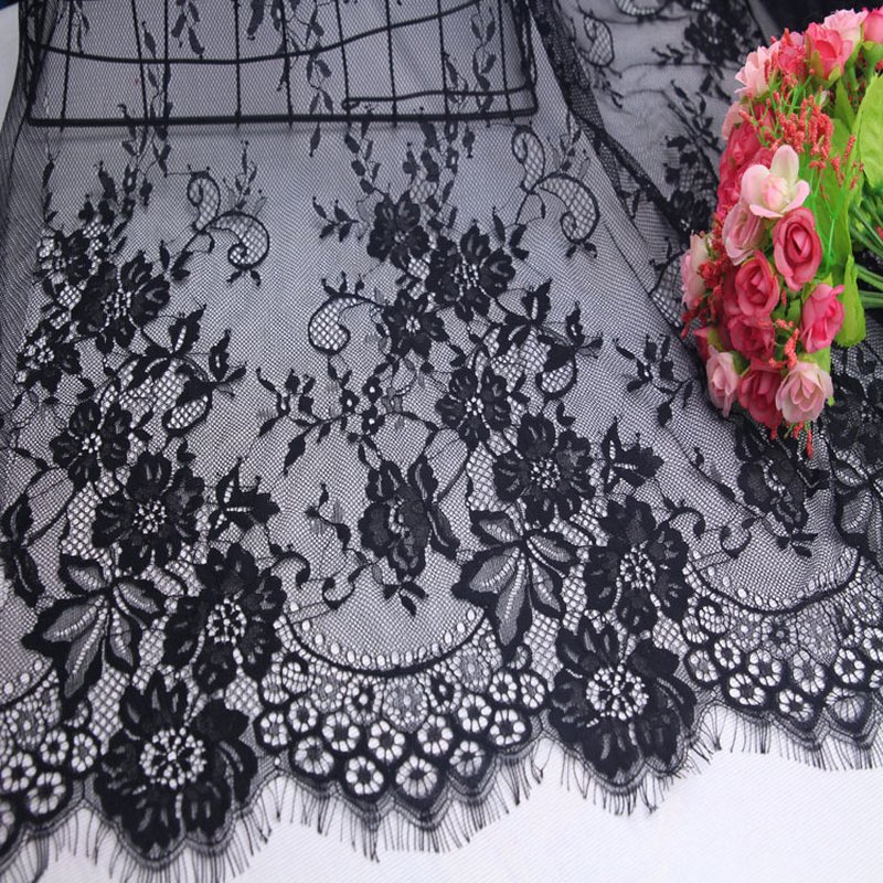 Eyelash Lace Eyelash Lingerie Nylon Lace Fabric for Lingerie Wholesale 5
