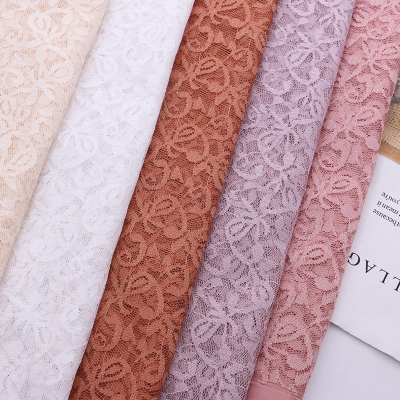 Lace Fabric Dress Cutwork Polyester for Women's Wear Wholesale Supplie