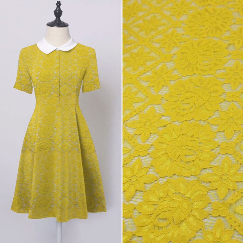 Tablecloth Nylon Warp Knit Lace Fabric Wholesale Supplier