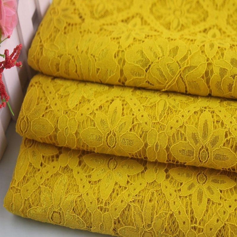 Tablecloth Nylon Warp Knit Lace Fabric Wholesale Supplier 4