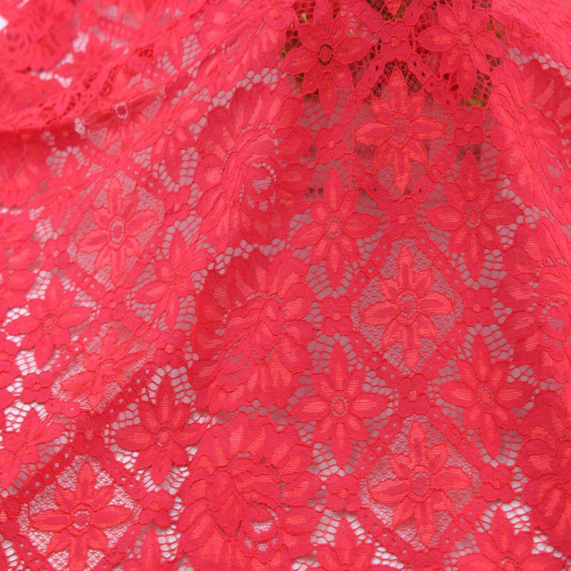 Tablecloth Nylon Warp Knit Lace Fabric Wholesale Supplier 5