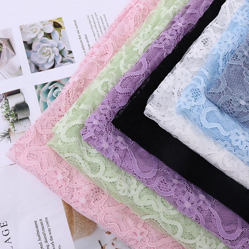 Lace Fabric Floral Polyester for Women's Wear Wholesale Supplier