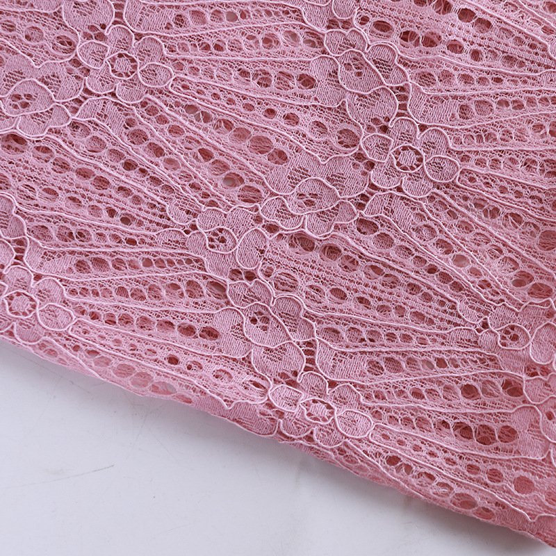 Eyelash Cutwork Bridal Nylon Lace Fabric for Bridal Wholesale Supplier