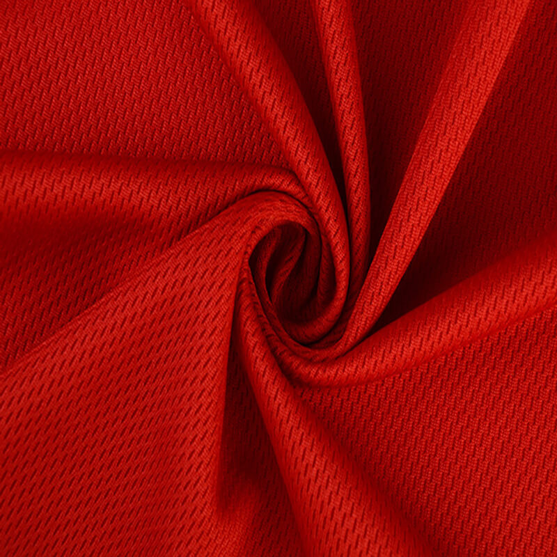 Eyelet Sport Bird Polyester Warp Knit Mesh Fabric for T-Shirt Wholesal