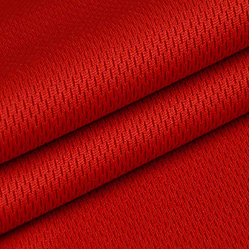 Eyelet Sport Bird Polyester Warp Knit Mesh Fabric for T-Shirt Wholesal