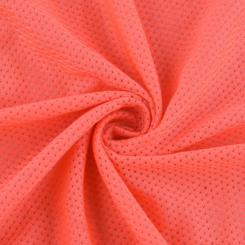 Eyelet Sport Lining Polyester Warp Knit Mesh Fabric for Sportswear Who