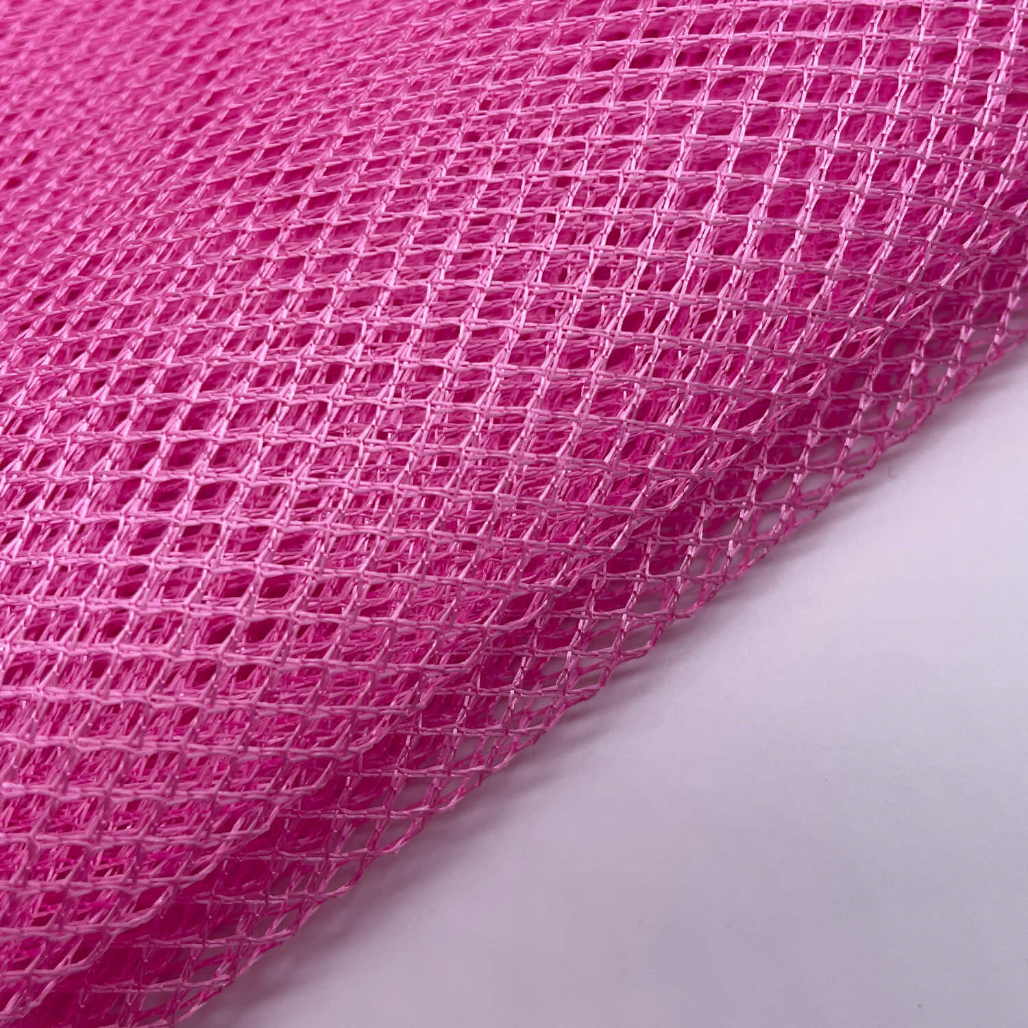 Diamond Eyelet Bright Polyester Warp Knit Mesh Fabric for Bag Wholesal