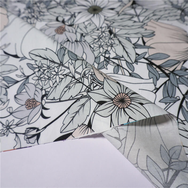 Printed Sleepwear Casual Poplin Fabric for Sleepwear Wholesale Supplie 3