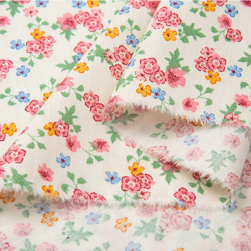 40-count Dress Ditsy Floral Printed Poplin Fabric for Dress Wholesale Suppl
