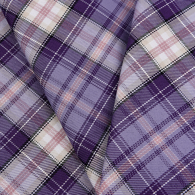 Plaid Yarn Dyed Poplin Fabric for Suit Wholesale Supplier