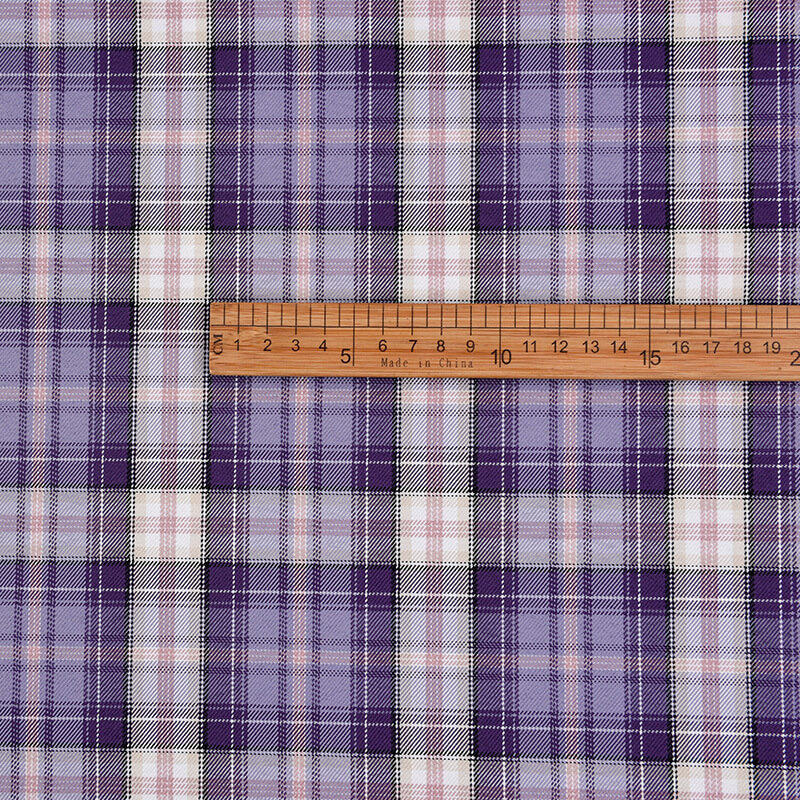 Plaid Yarn Dyed Poplin Fabric for Suit Wholesale Supplier 12